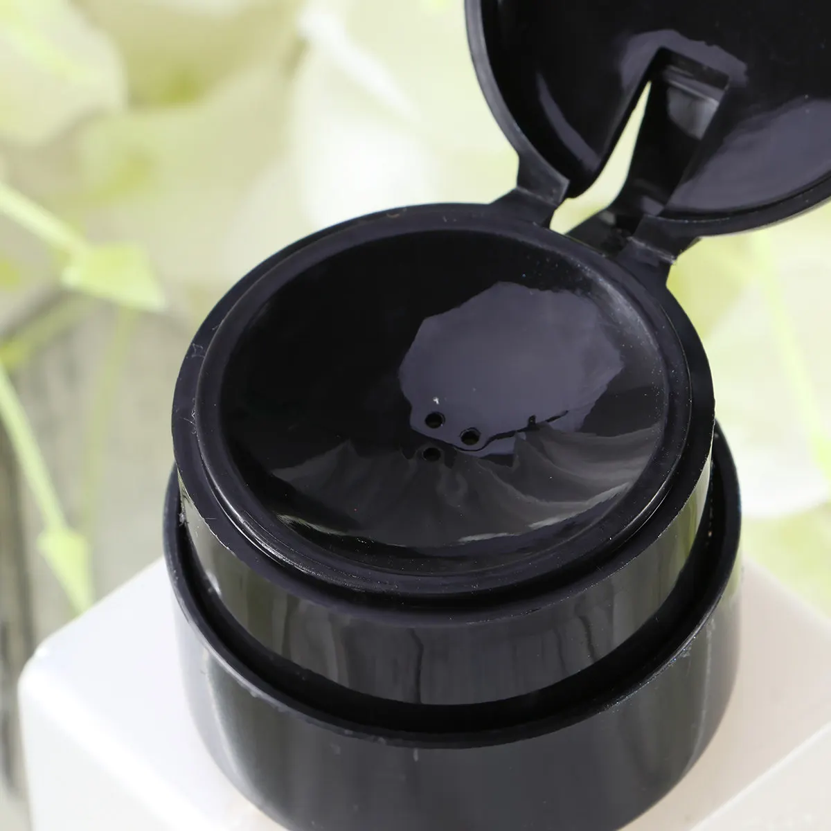 Press Pump Bottle White Acrylic Nail Polish Remover Dispenser Container Makeup Empty Storage Travel Easy Carry