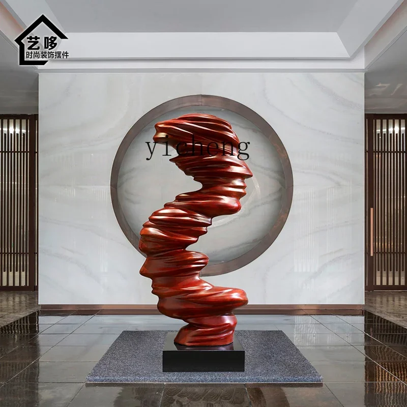 

ZK large figure art abstract sculpture hall decoration welcome floor ornament living room decoration