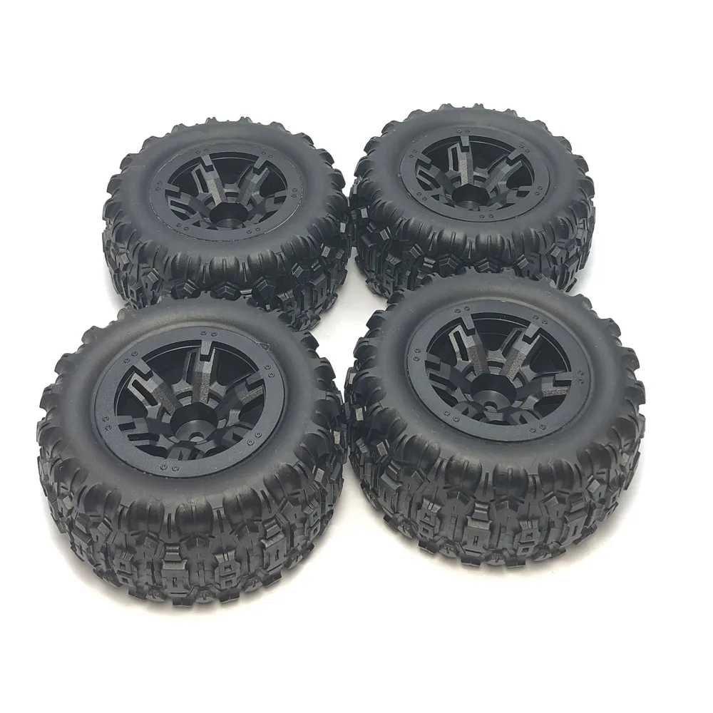 Original Tires Tyres MJX H16H H16E H16P RC Car Spare Parts Hyper Go Truck Replacement Accessories Off Road Wheel