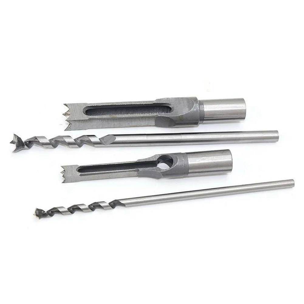 3/4Pcs Square Hole Drill Bits Auger Drill Bit Set Mortising 19mm Clamping Shank Woodworking Saw…