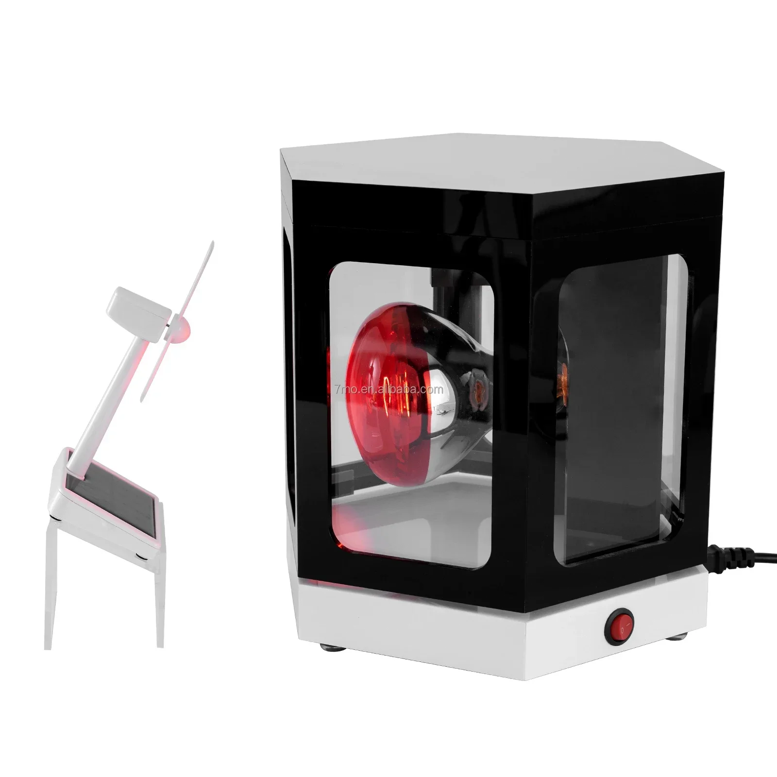 2026/7mo Professional 6 Sides Solar Film Window Film Boking Lamp Heat Rejection Test Testing Machine Heat Box Display with Solar