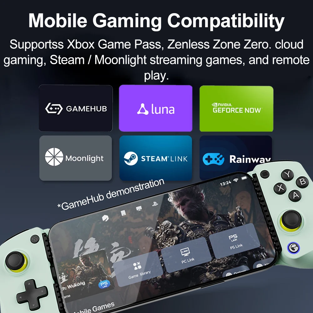GameSir X5 Lite Mobile Phone Gamepads for iPhone 16 15 Series iPad Mini Android Tablet Controller Hall Effect Joysticks Design - view 3