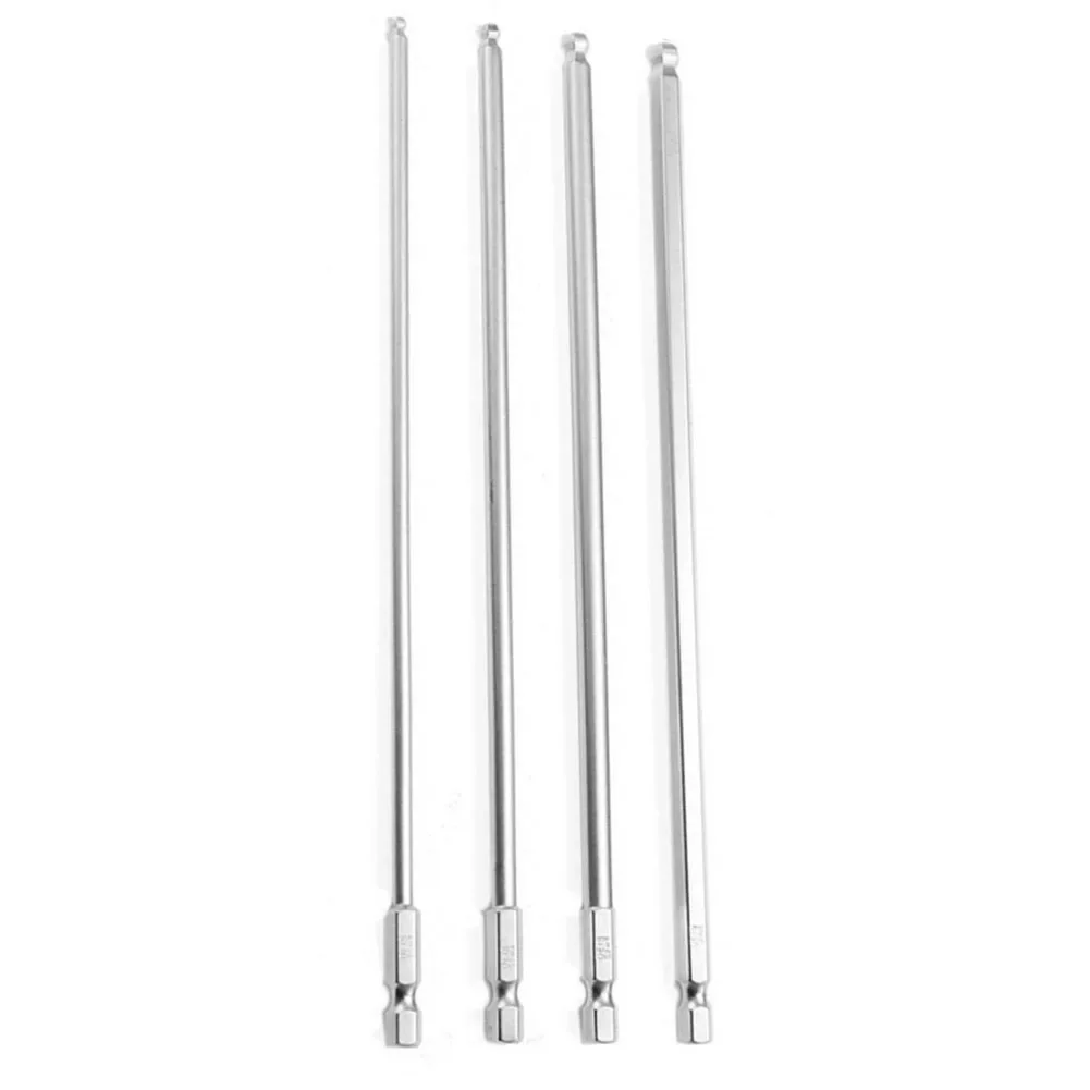 Comprimento Chave de Fenda Conjunto H2-h6 Bola Magnética Lote Cabeça Hexágono Soquete Chave de Fenda Bit Bola Cabeça Driver Bit Ferramentas Peças 200 mm