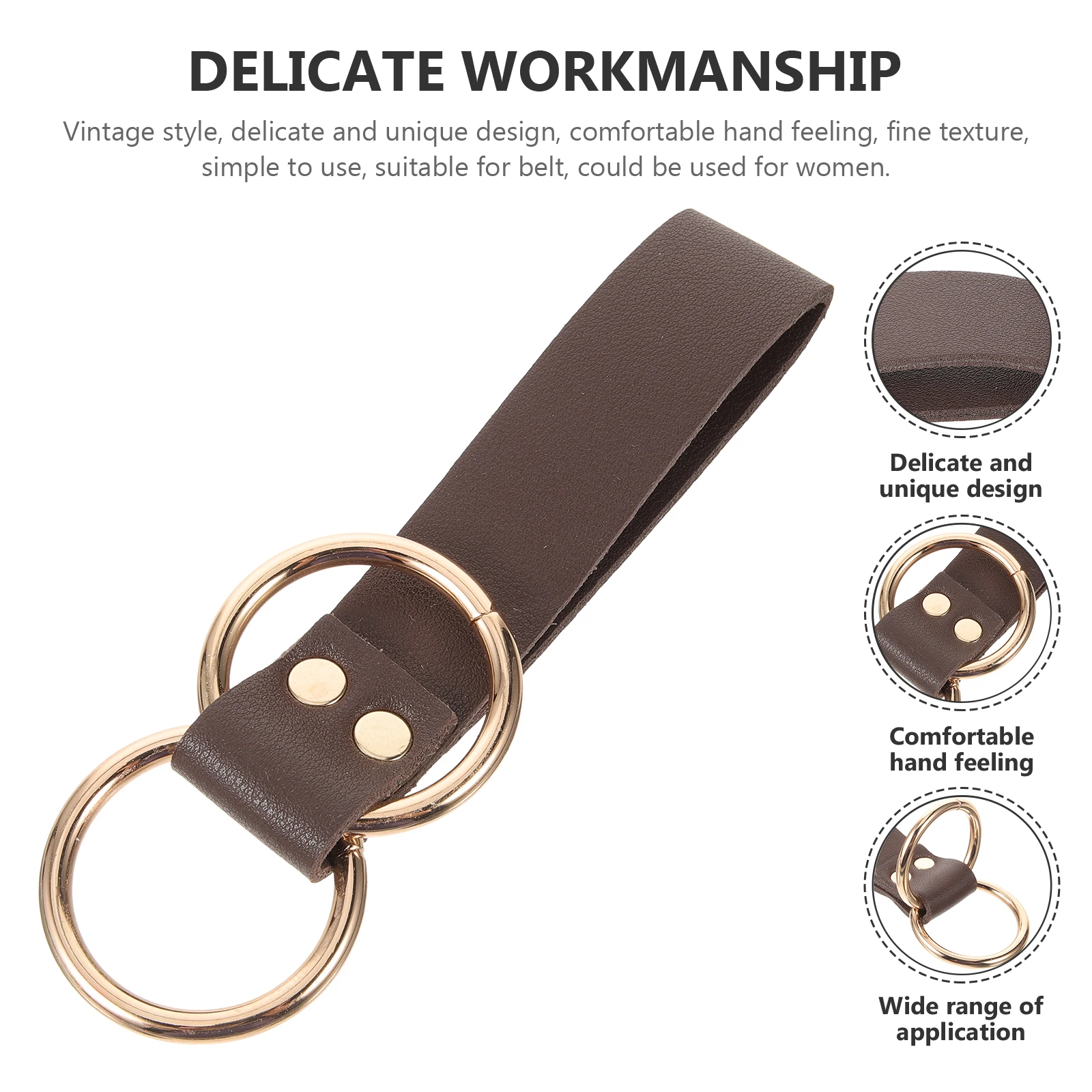 

Metal Double Ring Buckle Women Double Ring Buckle For Belt Medieval Accessories Vintage Belt Outdoor Camping Hiking