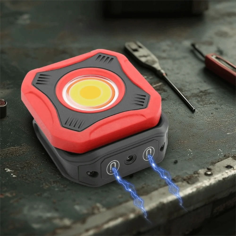 Bright Illumination Rechargeable LED Work Light Rechargeable Design Vehicle Inspection Lighting Lamp for 3.7V/4000mAh