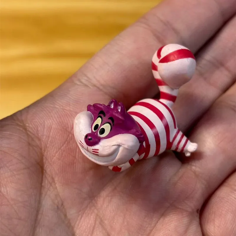 

12Pieces/lot 3CM Authentic Disney 100th Anniversary Series Cheshire Cat Doll Collection