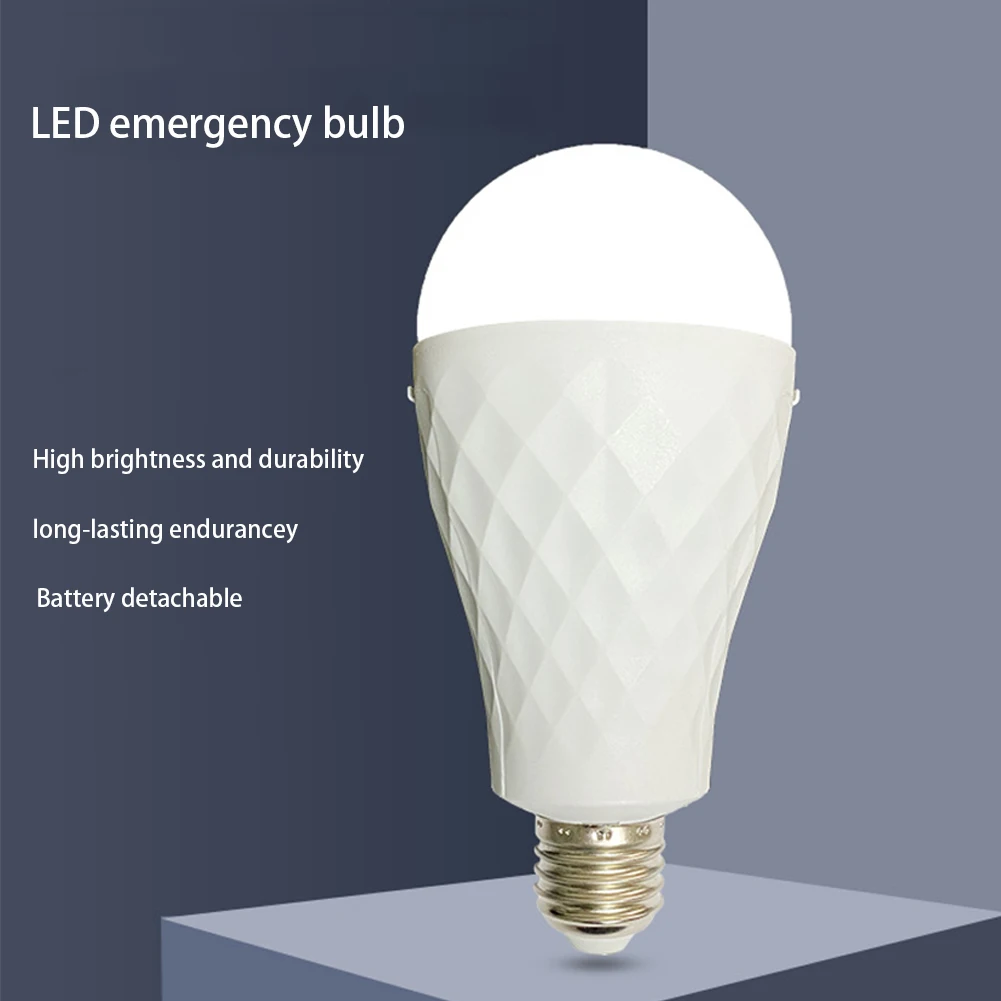 

LED Light Bulb Energy Efficient Rechargeable Light Bulbs Emergency LED Light Bulb Detachable Bulbs E27 Standard Base 85V-265V