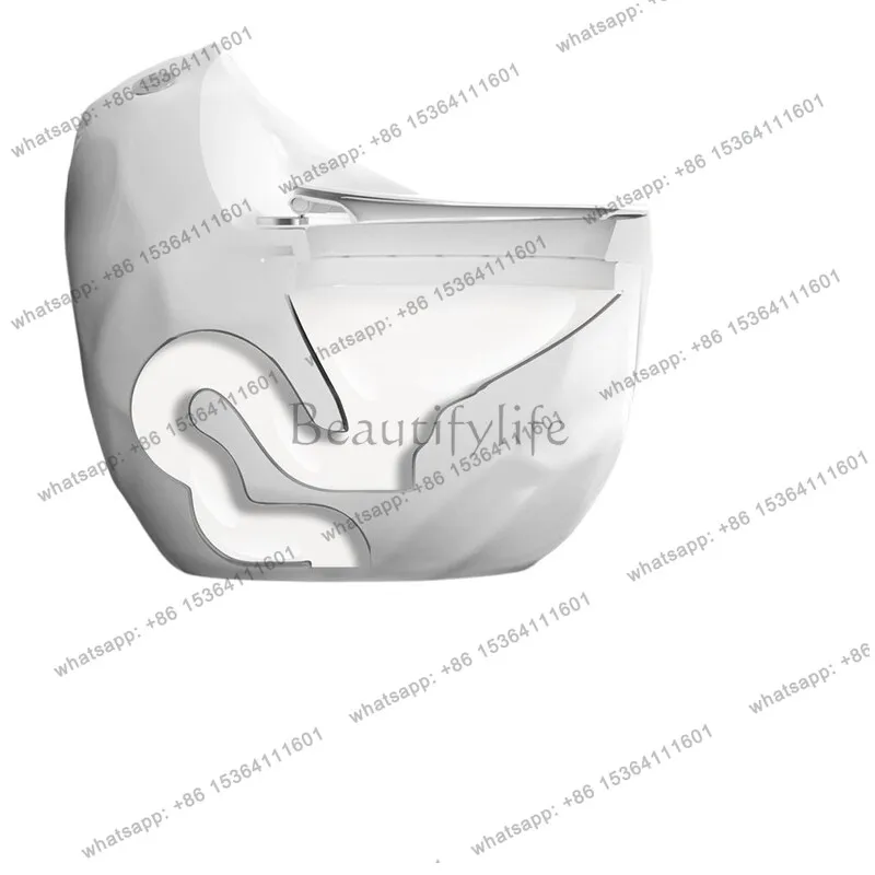 Toilet creative round egg type siphon toilet large pipe large diameter silent deodorant toilet