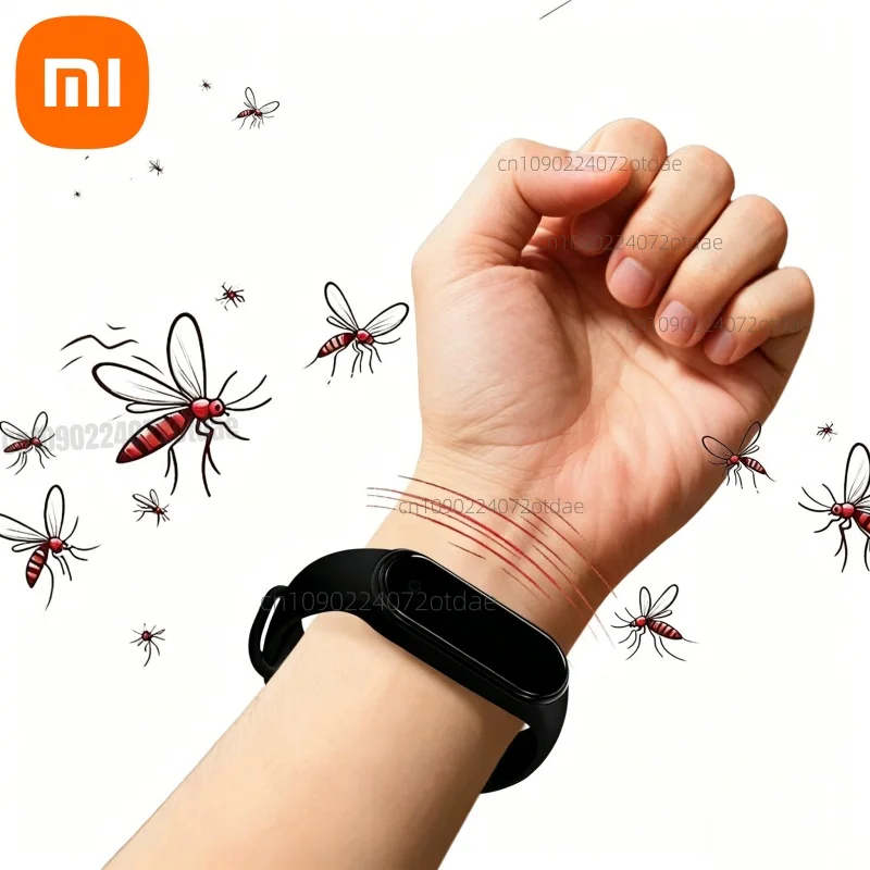 Pulsera Repelente de Mosquitos Xiaomi, Ultrasónica Física, No Química, Deportiva, Eficaz, para el Hogar y Exteriores