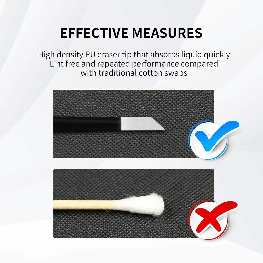 DSPIAE PT-WP Cleaning rod Erasing pen Seepage line Eraser Pen Pigment Removal Tool Dust free swabs For Puzzle Modeling Tools