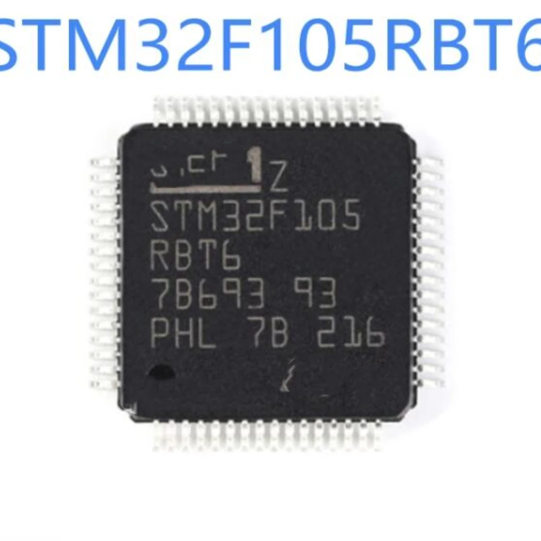 50Pcs/LOT New Original STM32F105RBT6 LQFP-64 ARM Cortex-M3 32-bit Microcontrollers MCU