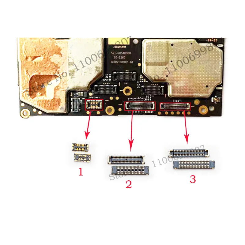 Connecteur FPC pour écran d\'affichage LCD, Xiaomi POCO Bery, Bery Pro, chargeur USB, prise de contact de charge, connecteur de batterie, 2-10 pièces
