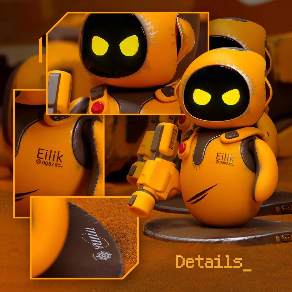 Eilik Smart Robot Intelligent Ai Robots Eilik Dq07 War Damaged Version Smart Robot Kawaii Mini Desktop Accompany Electronic Toys