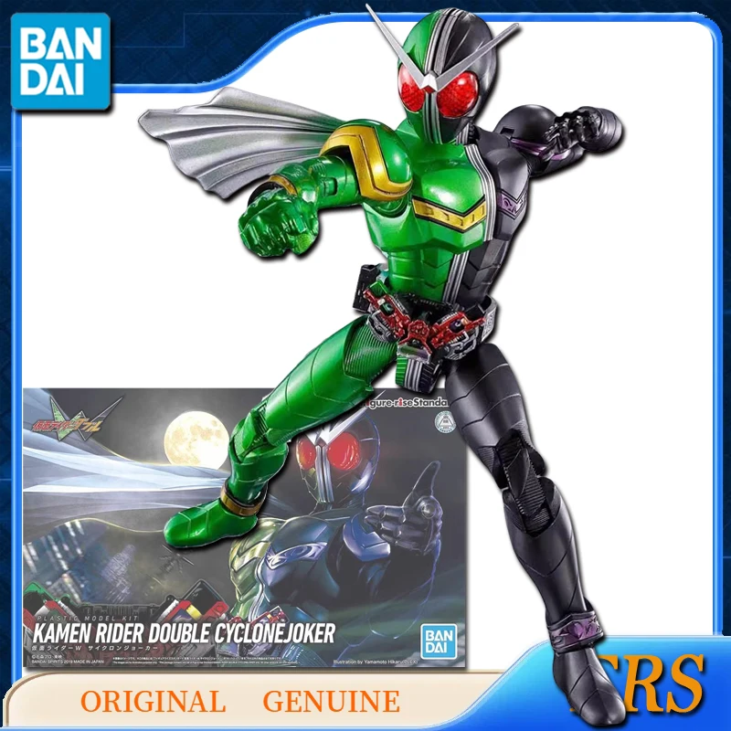 Genuine Figura de Ação Anime para Crianças, Bandai Original, Padrão KAMEN RIDER DUPLO CICLOJOKER, Modelo de Montagem Brinquedo, Presente