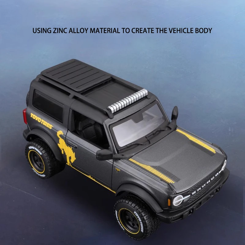 Maisto 1:24 New style Ford BRONCO BADLANDS 2021 simulation alloy car model crafts decoration collection toy tools gift