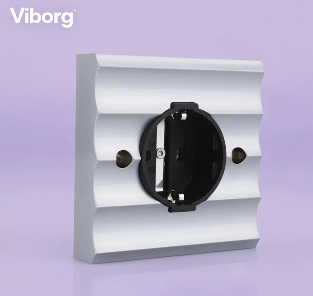 

Viborg VE02R Розетки Schuko из чистой меди с родиевым покрытием Schuko Электрическая европейская немецкая розетка Настенная пластина 250 В 16 А