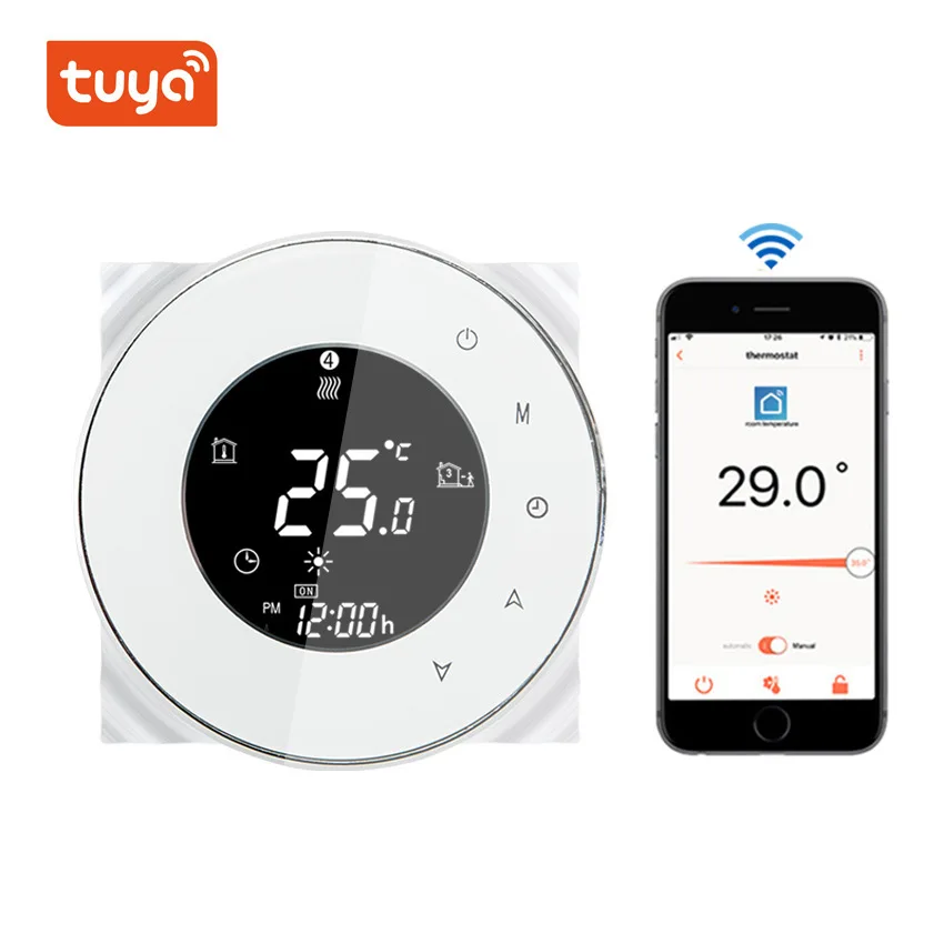 SM-6000 Smart Zigbee Thermostat for Floor Heating Central AC, App Voice Control - Works with Echo & Google Home F65