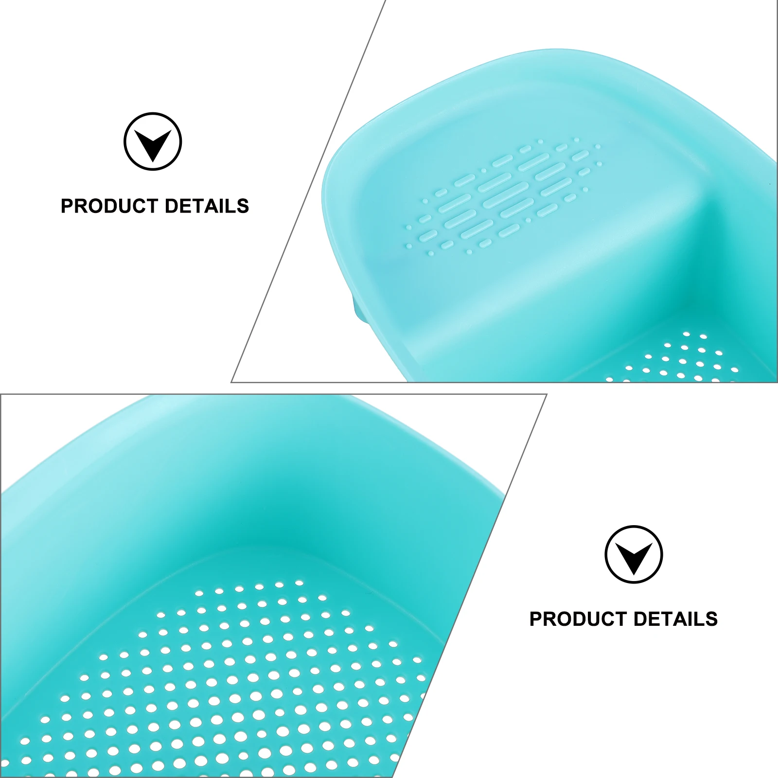 

Plastic Sink Drainer Rack Kitchen Sponge Holder Countertop Drainage Storage Ventilated Small Space Saving