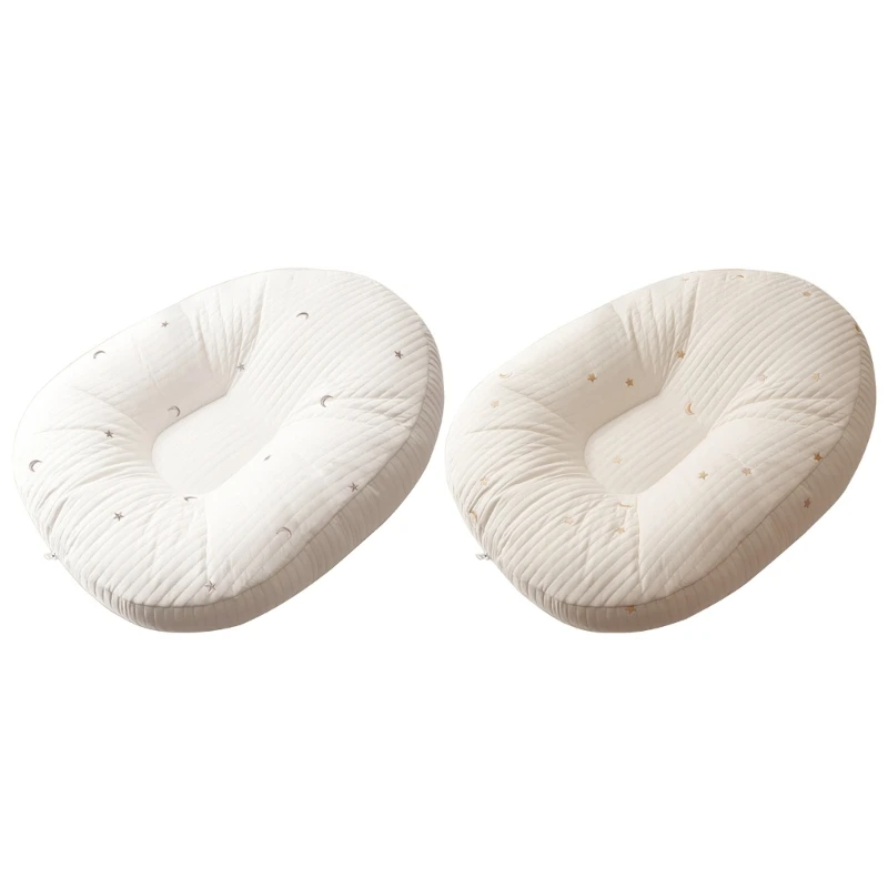 Comfortable Baby Lying Position Nursing Pillow Portable Handle Rope Easy Cleaning High Elastic Fiber Inner For Mother 15UB