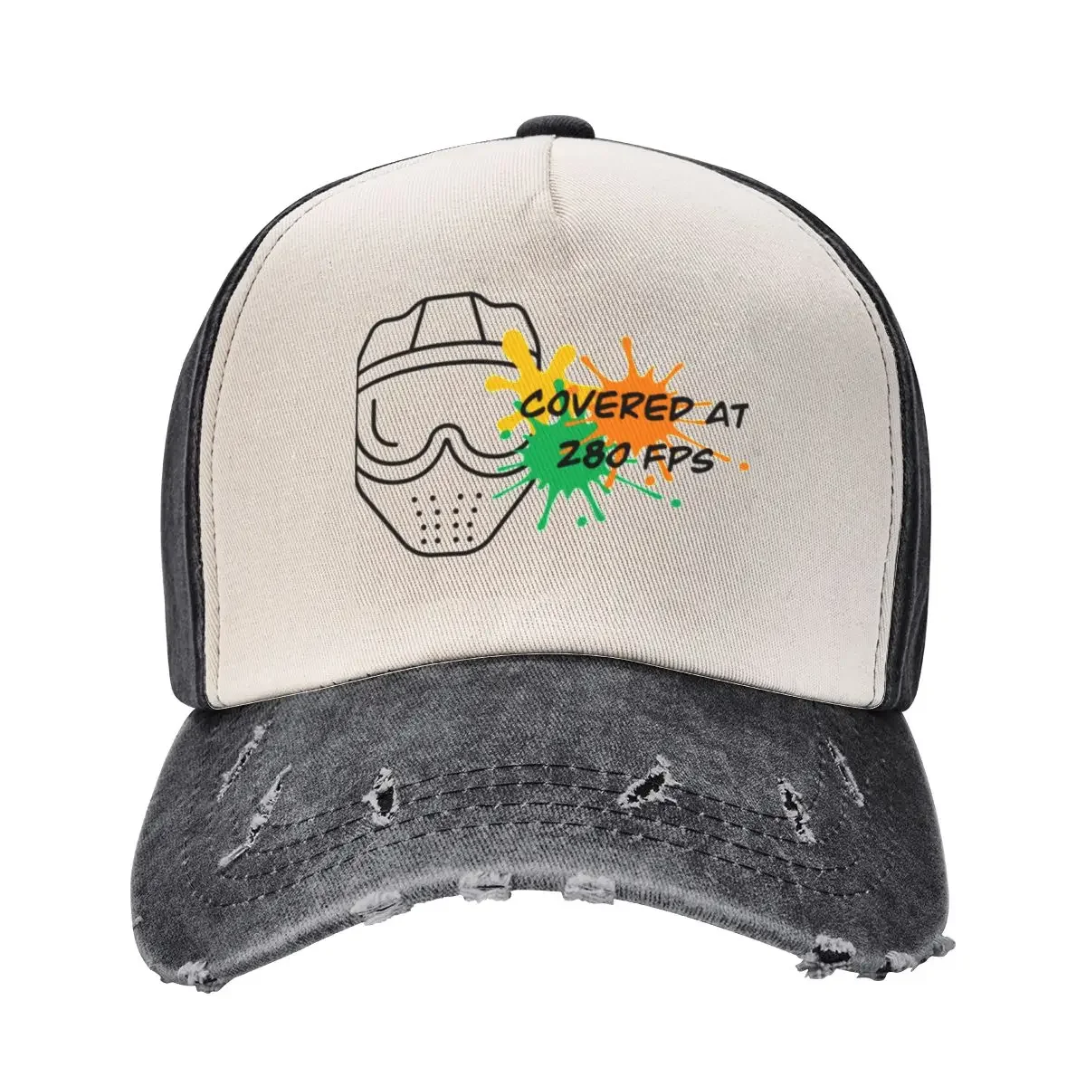 

Paintball Mask 280 FPS Baseball Cap Military Tactical Cap funny hat Hat Man For The Sun For Men Women's