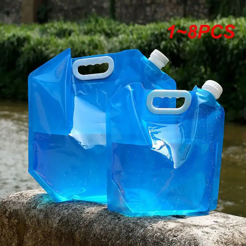 

1~8PCS Outdoor Foldable Folding Collapsible Drinking Car Water Bag Carrier Container Outdoor Camping Hiking Picnic Emergency Kit