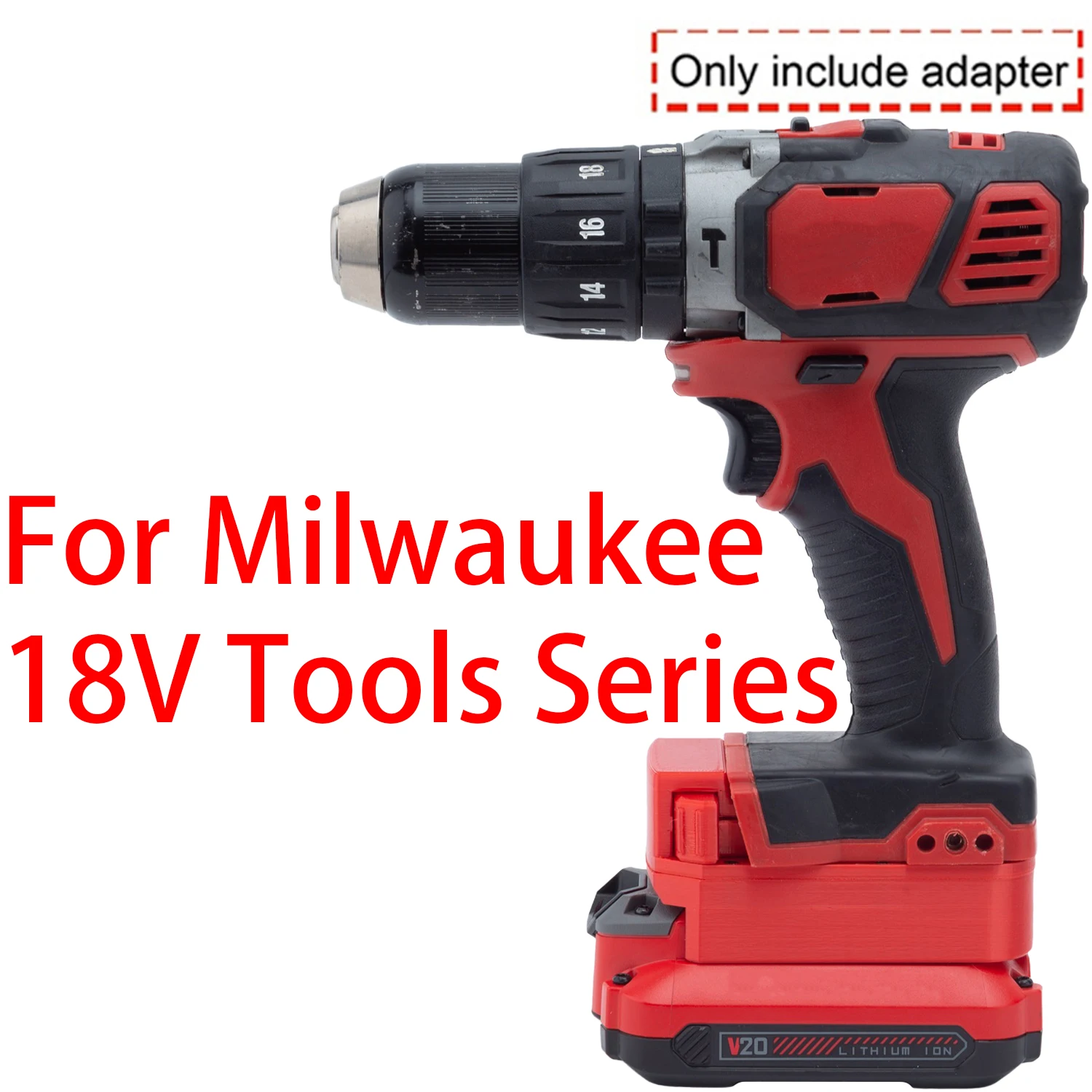 Battery Adapter Converter For Milwaukee 18V Li-ion Tools To Craftsman V20 Li-ion Battery Adapter Converter Power Tool Accessory