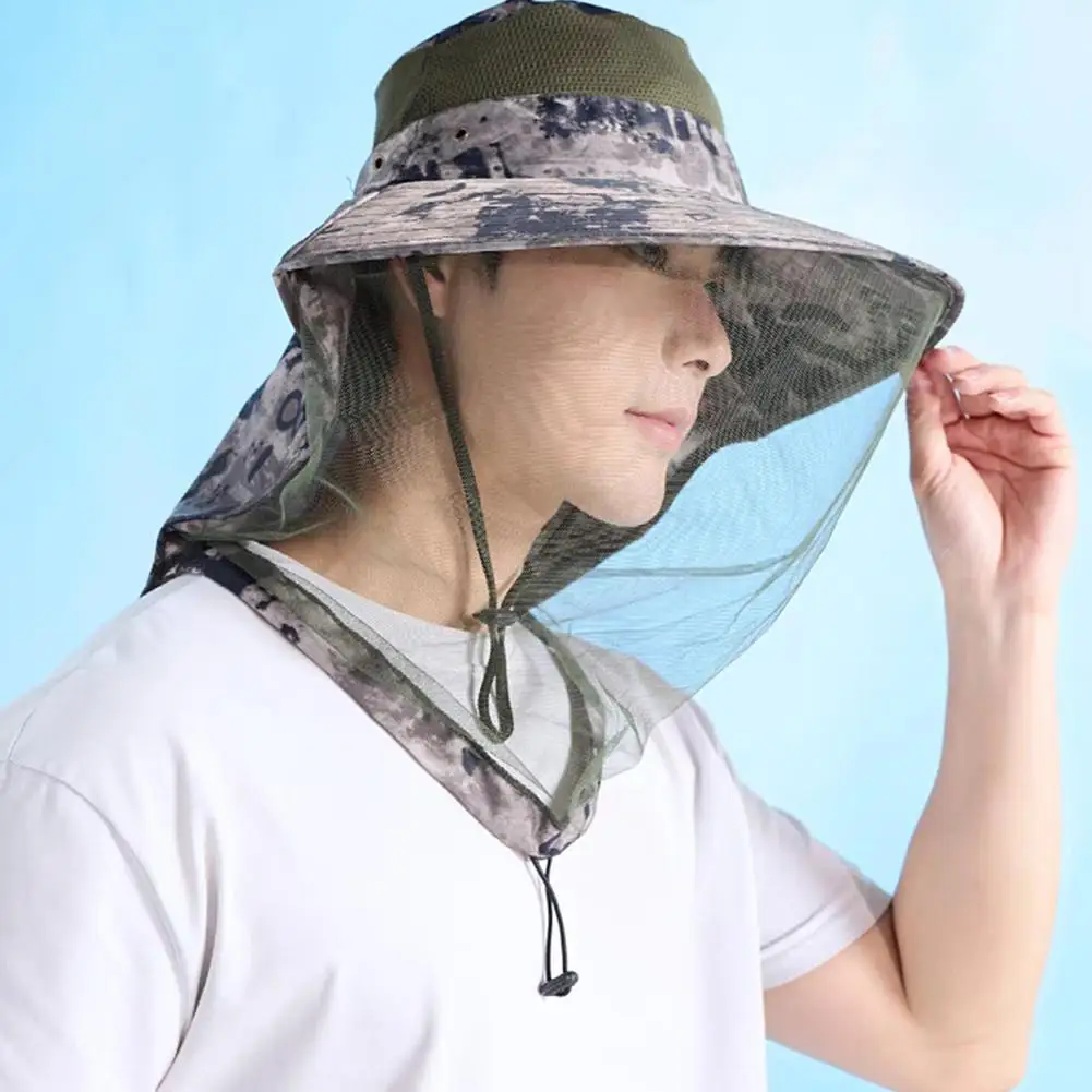 Hat, Nylon & Fine Mesh Veil, Adjustable Field Size 4
