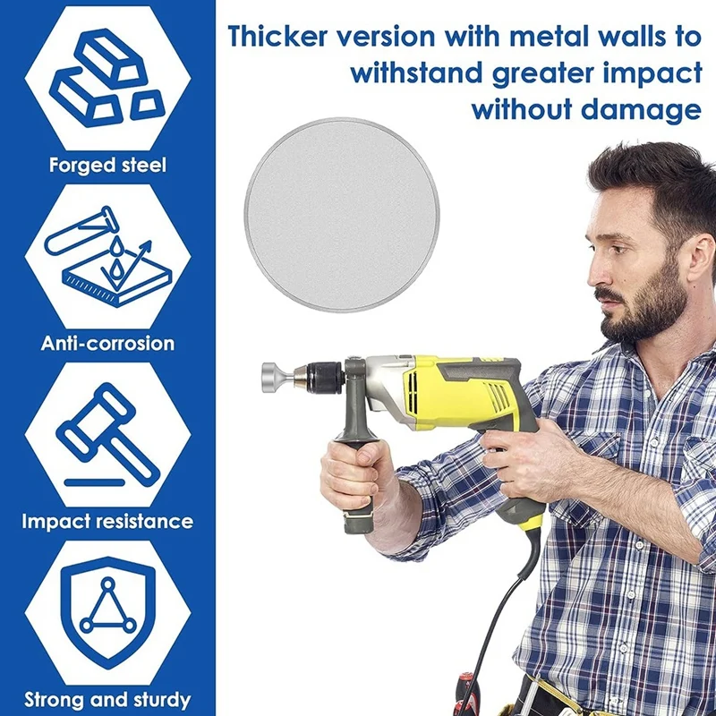 SDS Plus Ground Rod Driver For Hammer Drills , Universal Ground Rod Bits Driver Socket For GBH-3-28 GBH2-26(Arc Surface) Durable