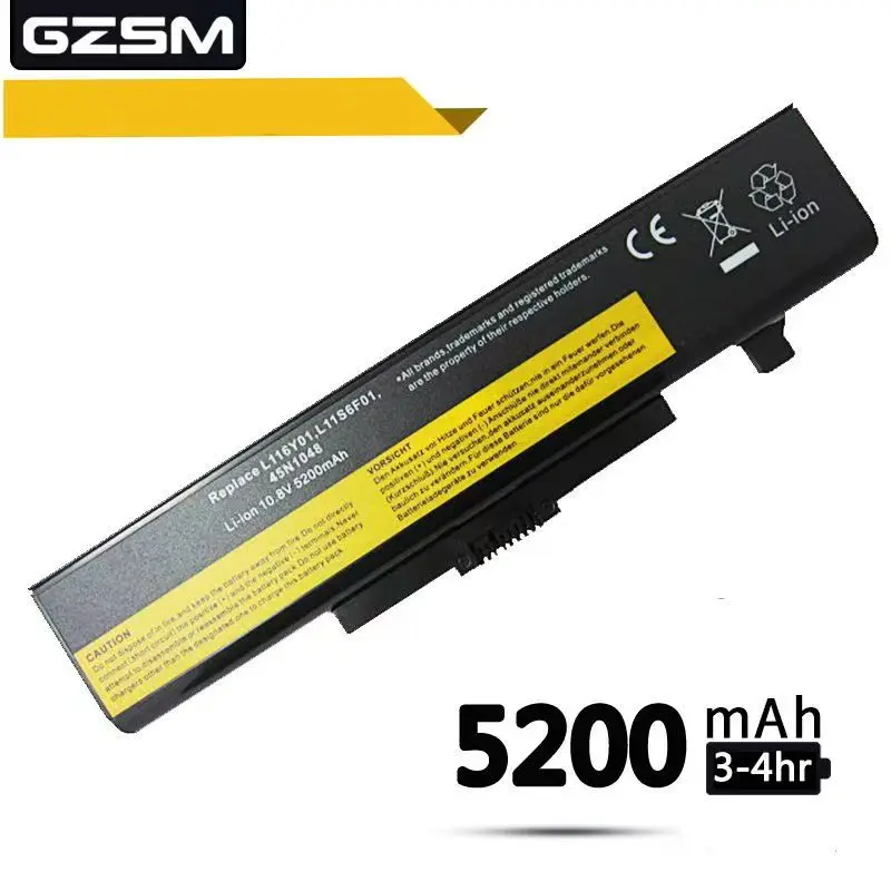 GZSM-Adequado para Y480, G480, G580, Z485, Y480, G400, G485, bateria de notebook