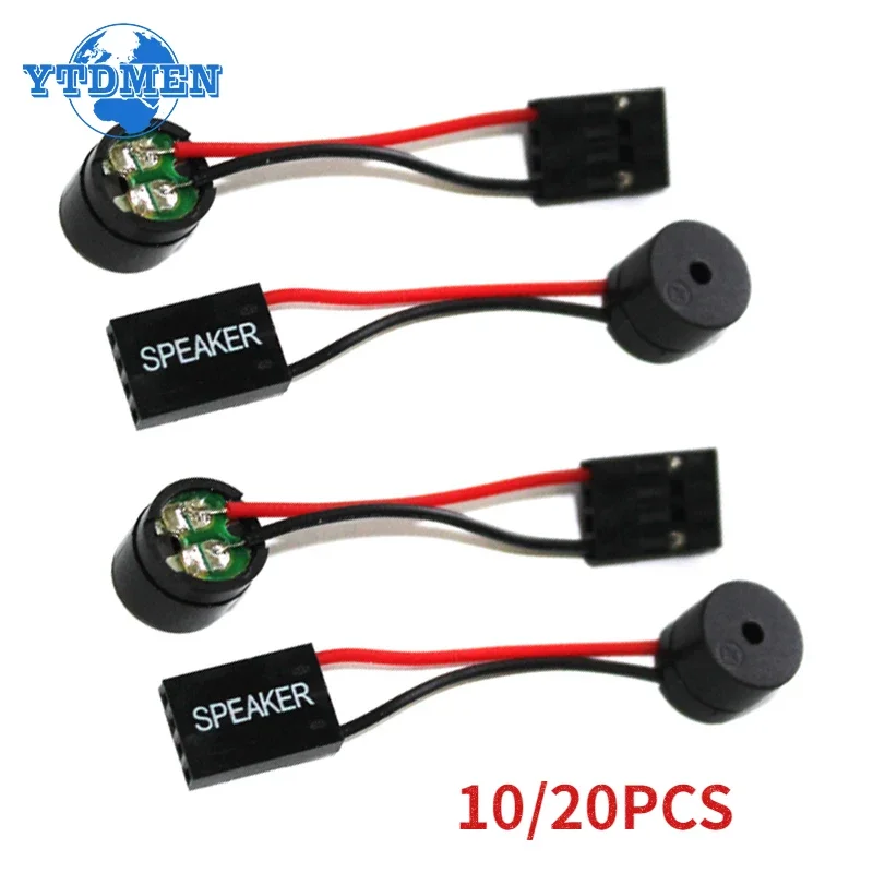 10/20pcs Mini Plug Speaker PC Speaker Kit for PC Interanal BIOS Computer Motherboard Mini Onboard Case Buzzer Board Beep Alarm