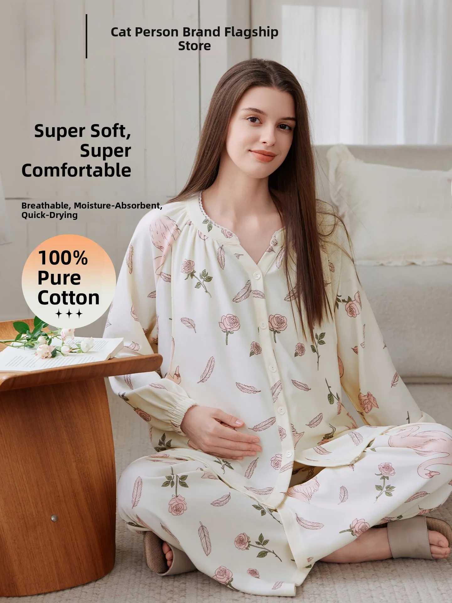 ropa-de-dormir-para-mujeres-embarazadas-algodon-puro-conjunto-de-ropa-para-maternidad-y-lactancia-nueva-coleccion-2026-po