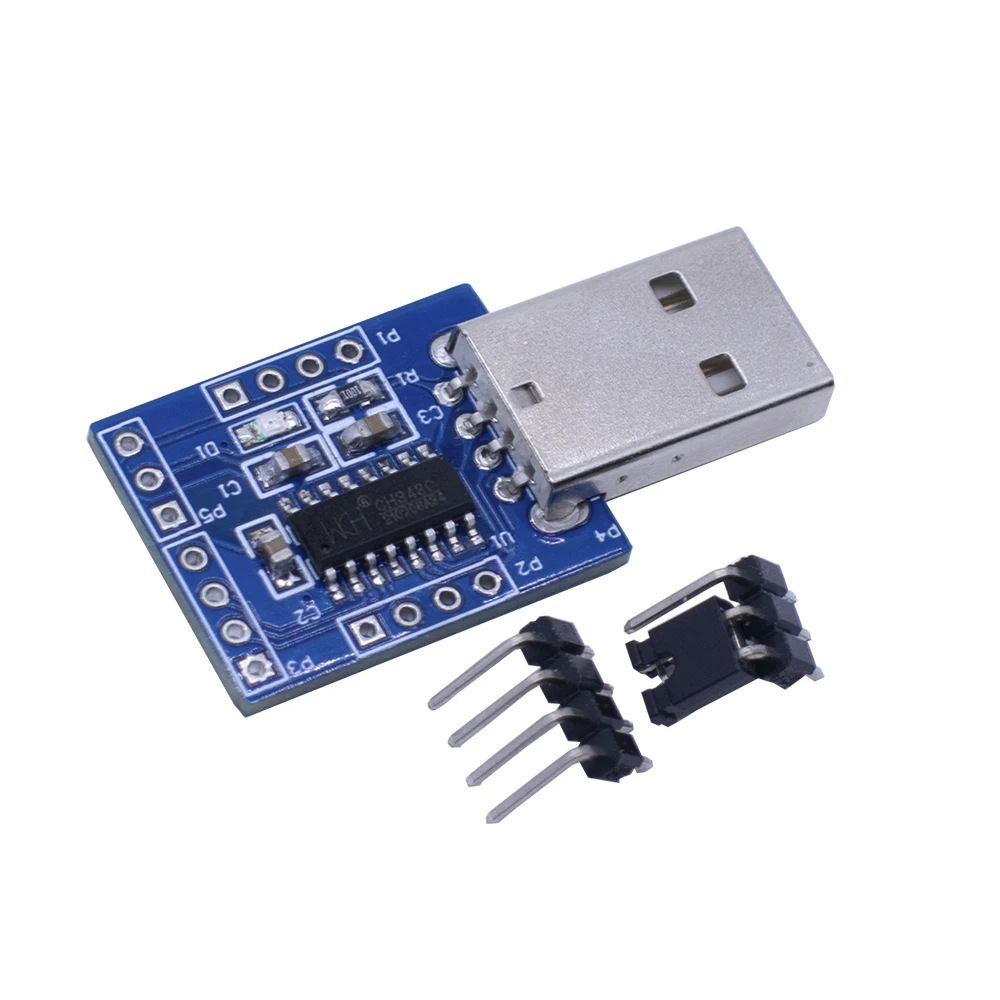 TTL Converter CH343G USB To Serial Port Module Supports 50bps-6Mbps RTS DTR DCD RI DSR CTS RS232 Interface Board