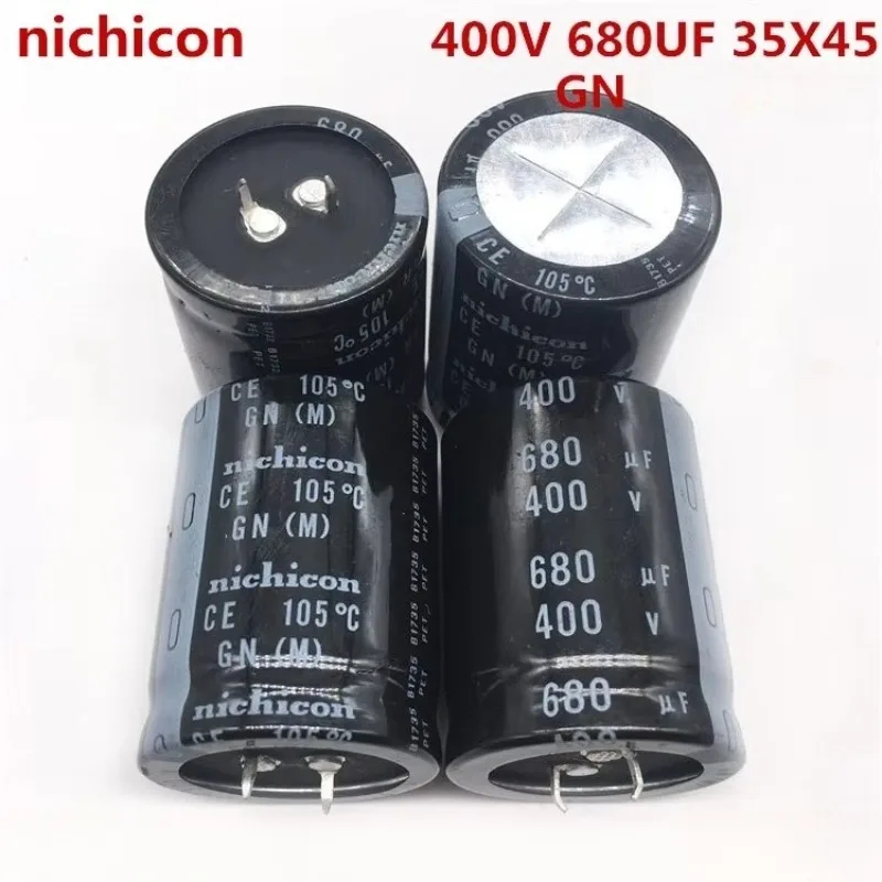 

2PCS/5PCS Nichicon GN Series 35x45mm 400V680uF Snap-in PSU Electrolytic Capacitor LGN2G681MELC45