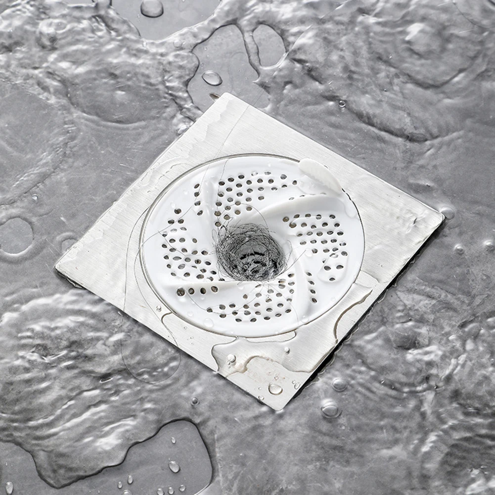 3pcs Vortex-Floor Drain Hair Collectors,Kitchen Bathroom Sewer Bug-Proof Anti-Blocking Filter Net,Bathroom Drain Cover