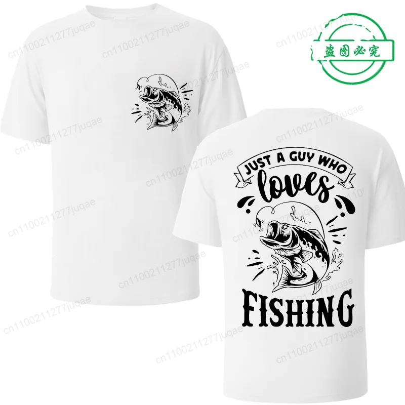 Fishing T Shirt Men Summer Fashion T-shirt Men's Fish Fisherman Funny Tops Fashion Tees Homme Brand Unisex Casual Tee Clothes
