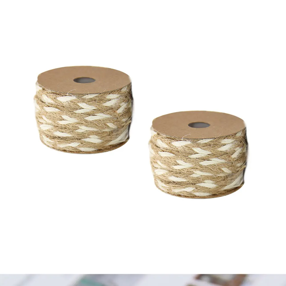 

Cotton Ropes DIY Hemp Twine Bundle Decorative Wrapping Gift Packing Strong Natural Safe Durable Holiday H made Crafts Party Rope