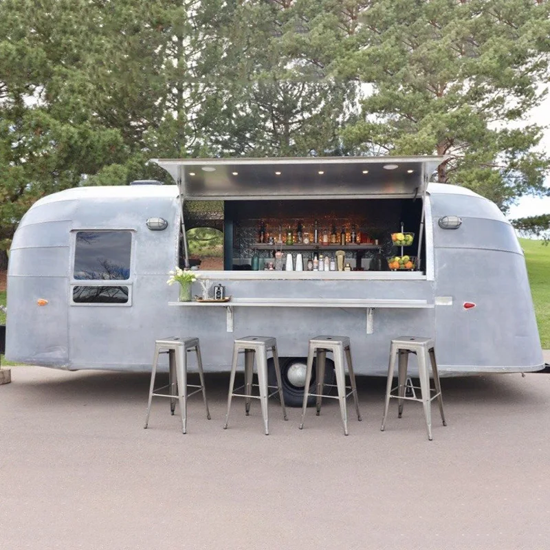 Factory Price Popular Customized Mobile Street Food Truck Trailer Commercial Multifunctional Durable Street Vendor Food Cart