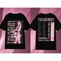 The Eras Tour 1989 Taylor's Version Live Photo T-Shirt Official Website Around Short Sleeves Women Gift Cotton Men Short Sleeve