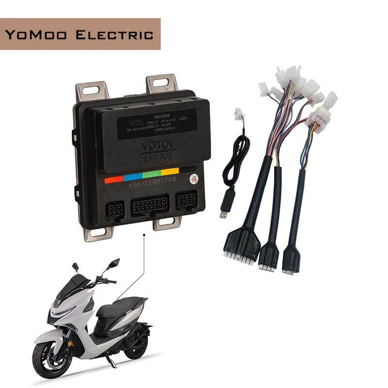 8fet-votol-500w-1000w-em30s-48v-72v-smart-bldc-sine-wave-controller-with-usb-cable-for-electric-dirt-bike-scooter-accessories