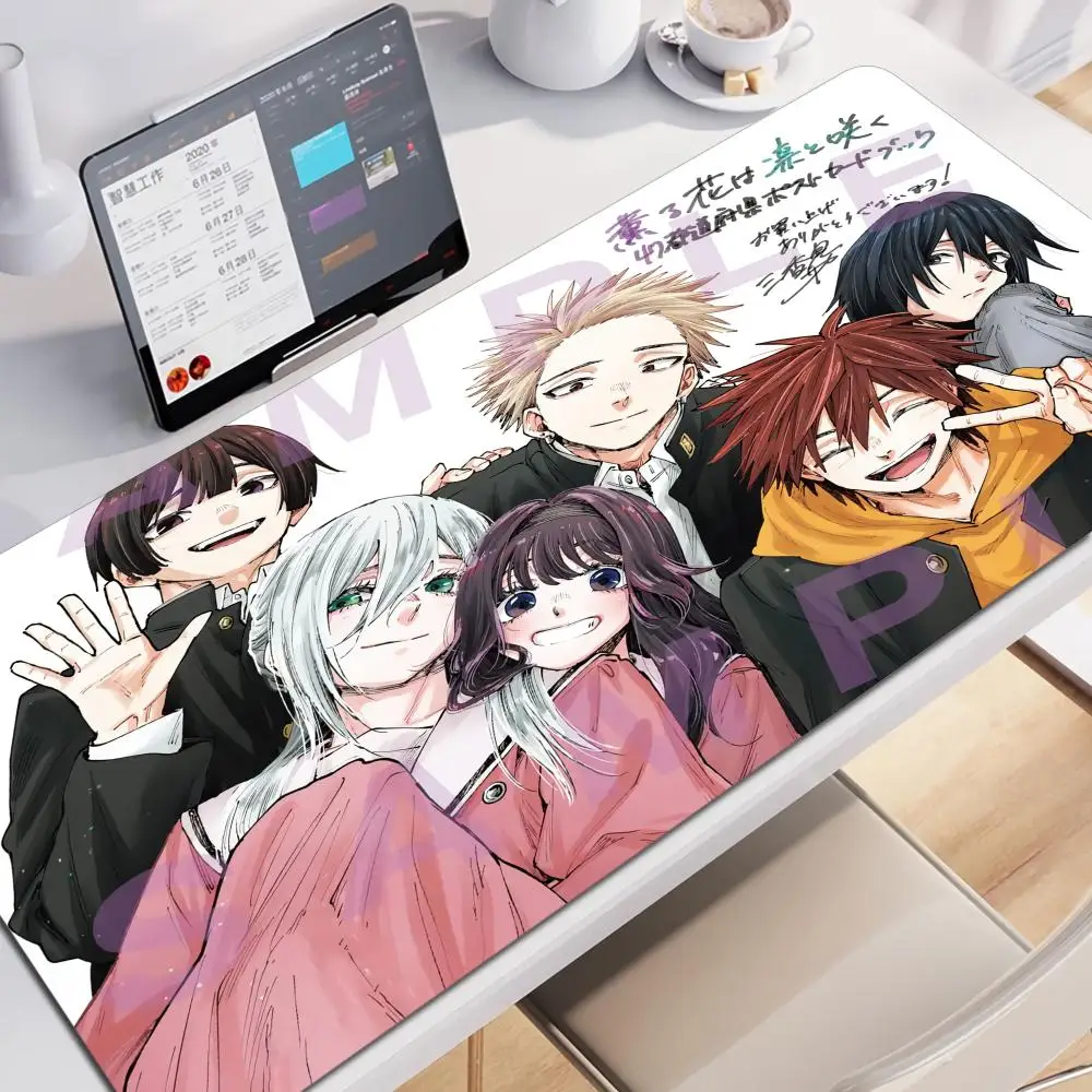 

Hot Anime The F-ragrant F-lower B-looms with D-ignity R-ubber Mouse Pad Cute Kawii Girl Kaoruko Waguri HD Desk Mat Gamer Keyboar