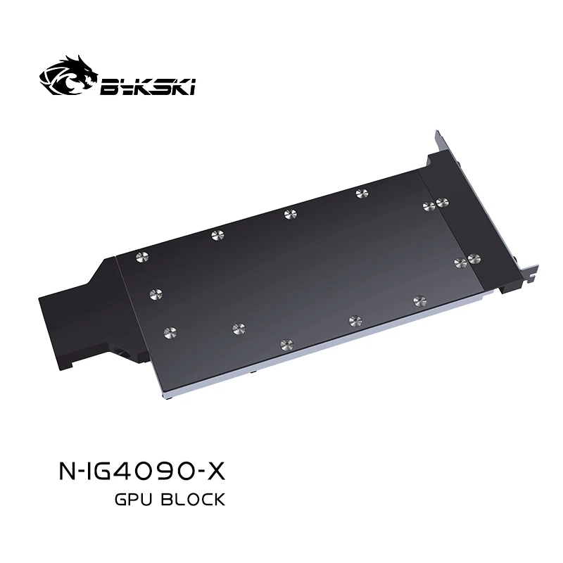 Bykski N-IG4090-X GPU Water Block สำหรับ iGame GeForce RTX 4090 Single Turbine Card / หม้อน้ำระบายความร้อนทองแดง RGB AURA