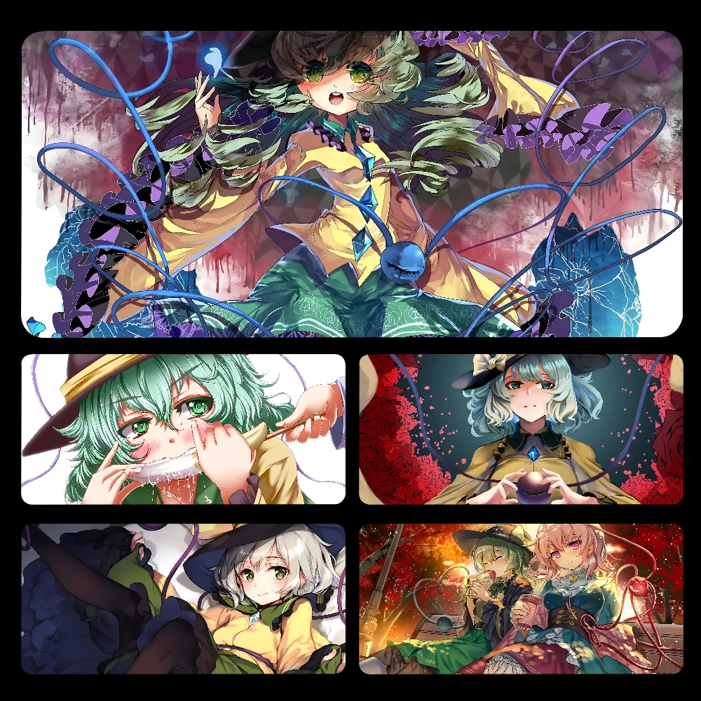 

Anime Girl K Koishi Komeiji Mousepad Large Gaming Mouse Pad LockEdge Thickened Computer Keyboard Table Desk Mat