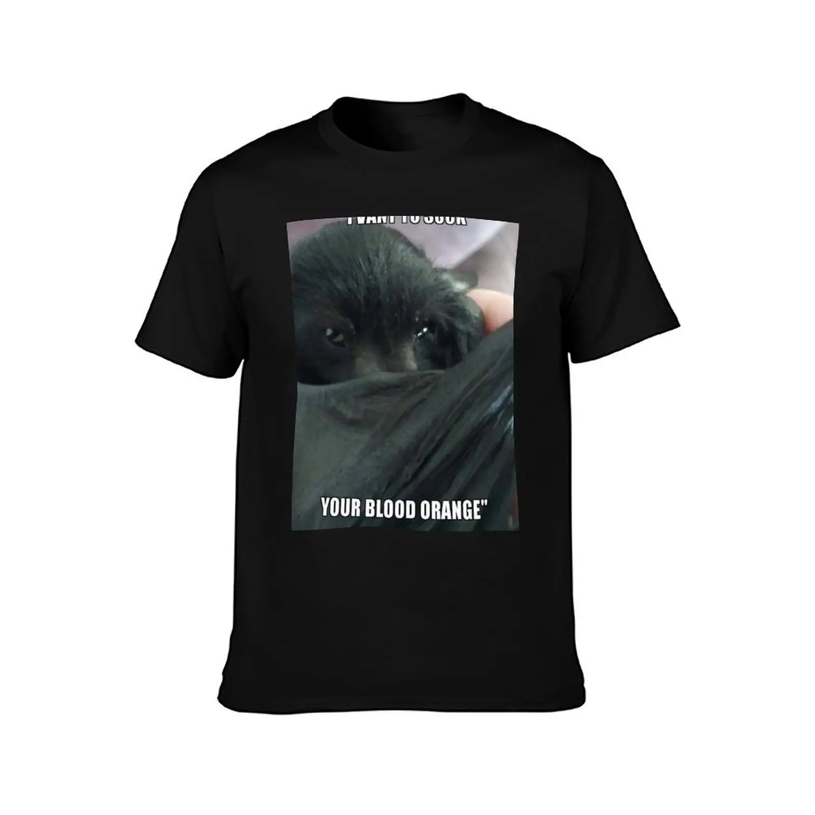 Larry The Vampire Bat Impression T-Shirt Fashion Print Casual Short Sleeve