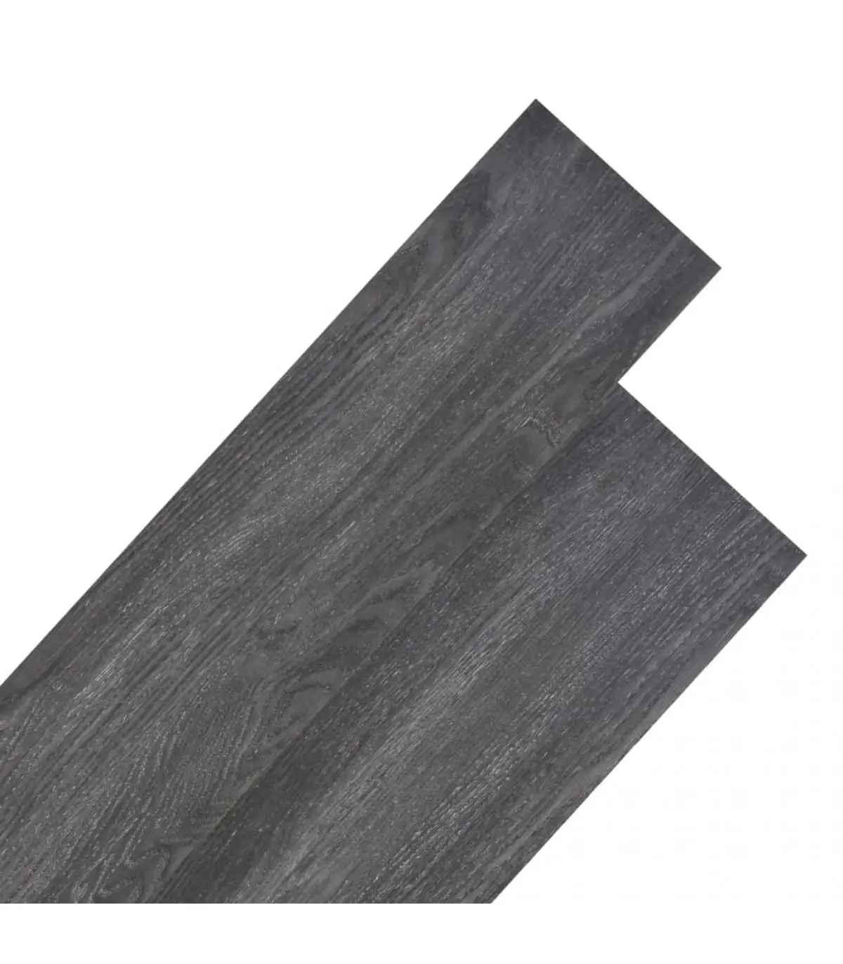 Flooring and carpet floor slats non-self-adhesive black PVC 4,46 m² 3 mm