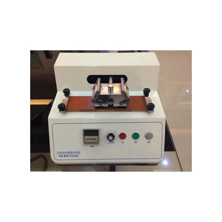 

ASTM D5264 Машина для испытания на истирание для наклеек, этикеток, натирания чернил, устойчивость, устройство для тестирования печати на бумаге