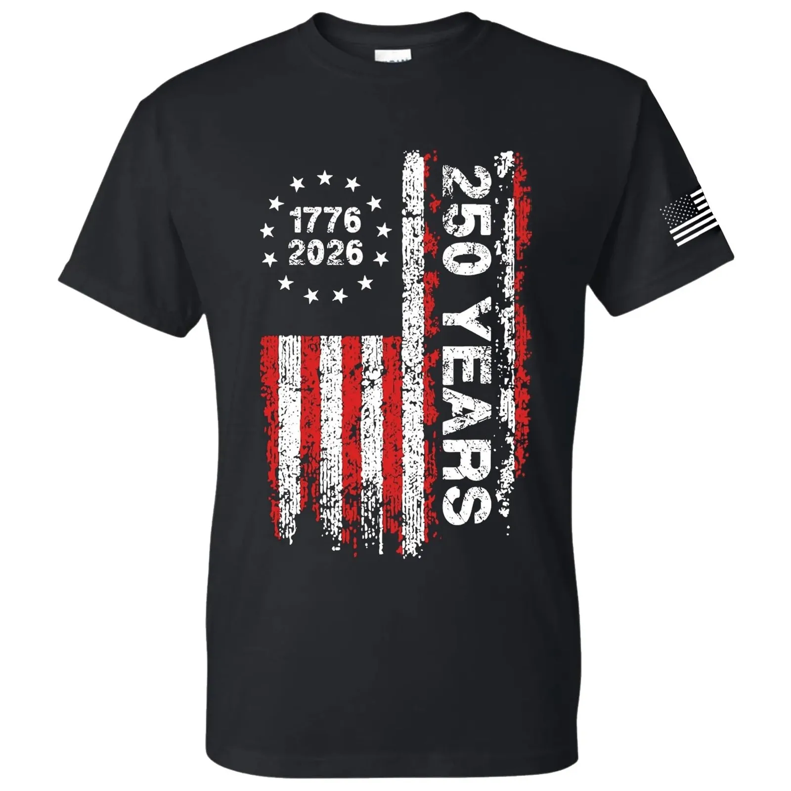 

Patriotic 1776-2026 T-Shirt for USA Independence Celebration
