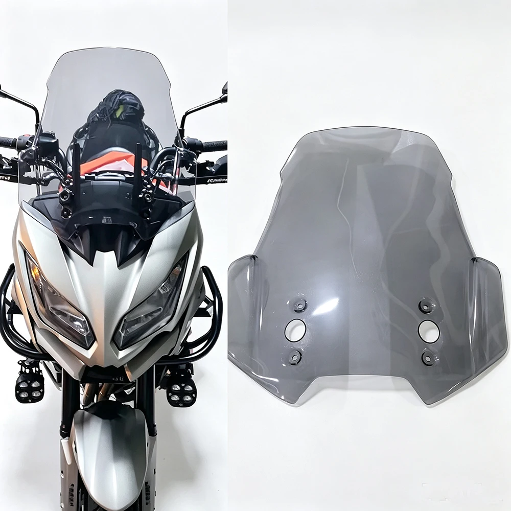 For Kawasaki Versys 1000 Windscreen Motorcycle Windshield Wind Deflectors Protector KLZ 1000 KLZ1000 2012-2023 VERSYS1000 Screen