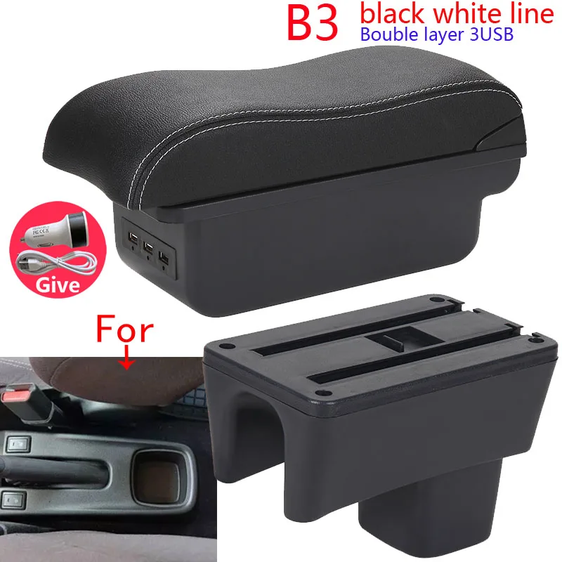 Voor Suzuki Swift Armsteun Doos Voor Suzuki Swift 2005-2025 Auto Armsteun Gebogen Oppervlak Auto Opbergdoos Eenvoudig te Installeren Gewijd
