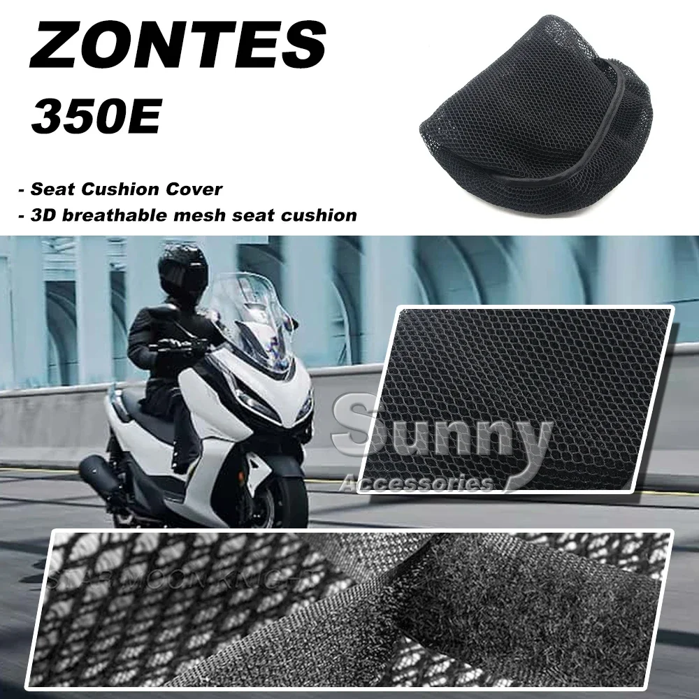 

Motorcycle Accessories Protecting Cushion Seat Cover For ZONTES 350E E350 350 368E Nylon Fabric Saddle Seat Covers