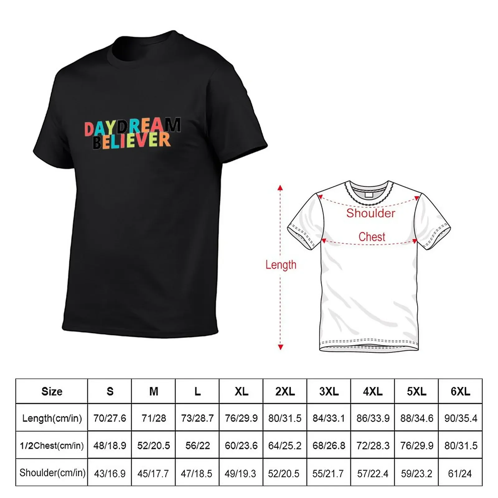 Daydream Believer T-Shirt funnys Aesthetic clothing summer clothes anime clothes workout shirts for men